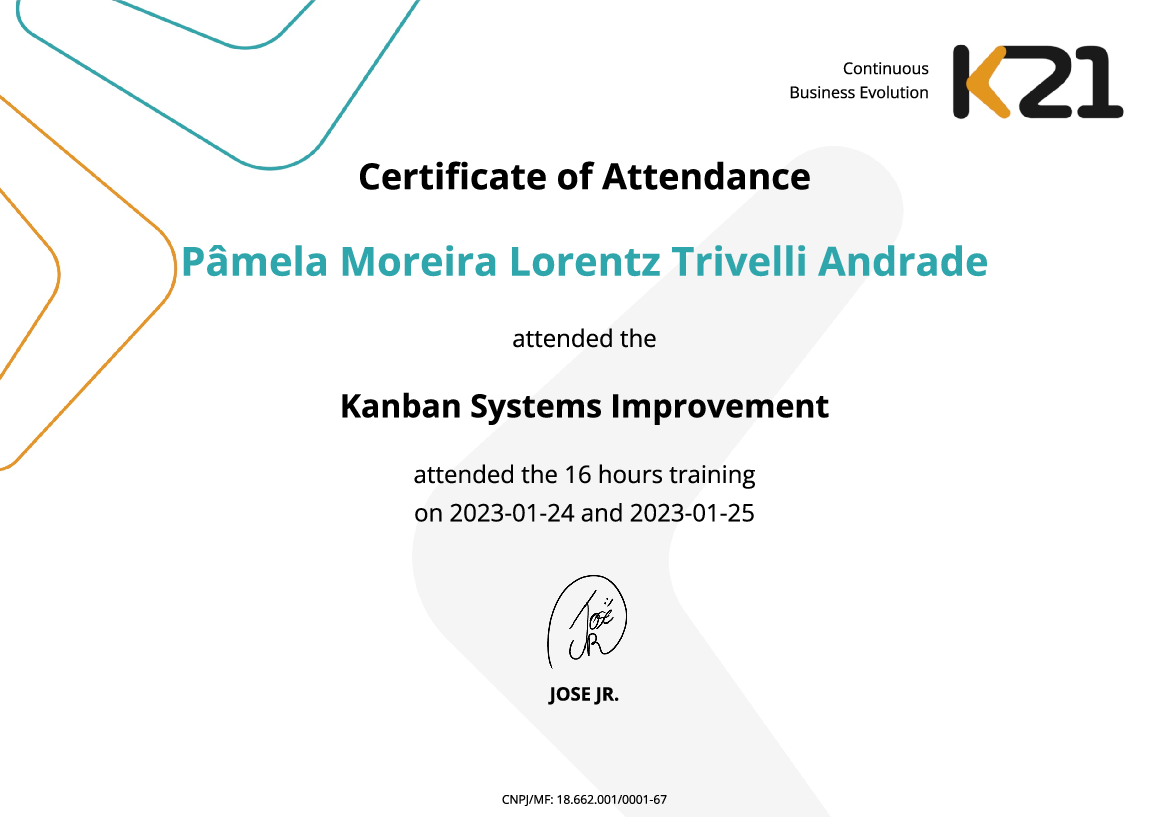 Certificado K21